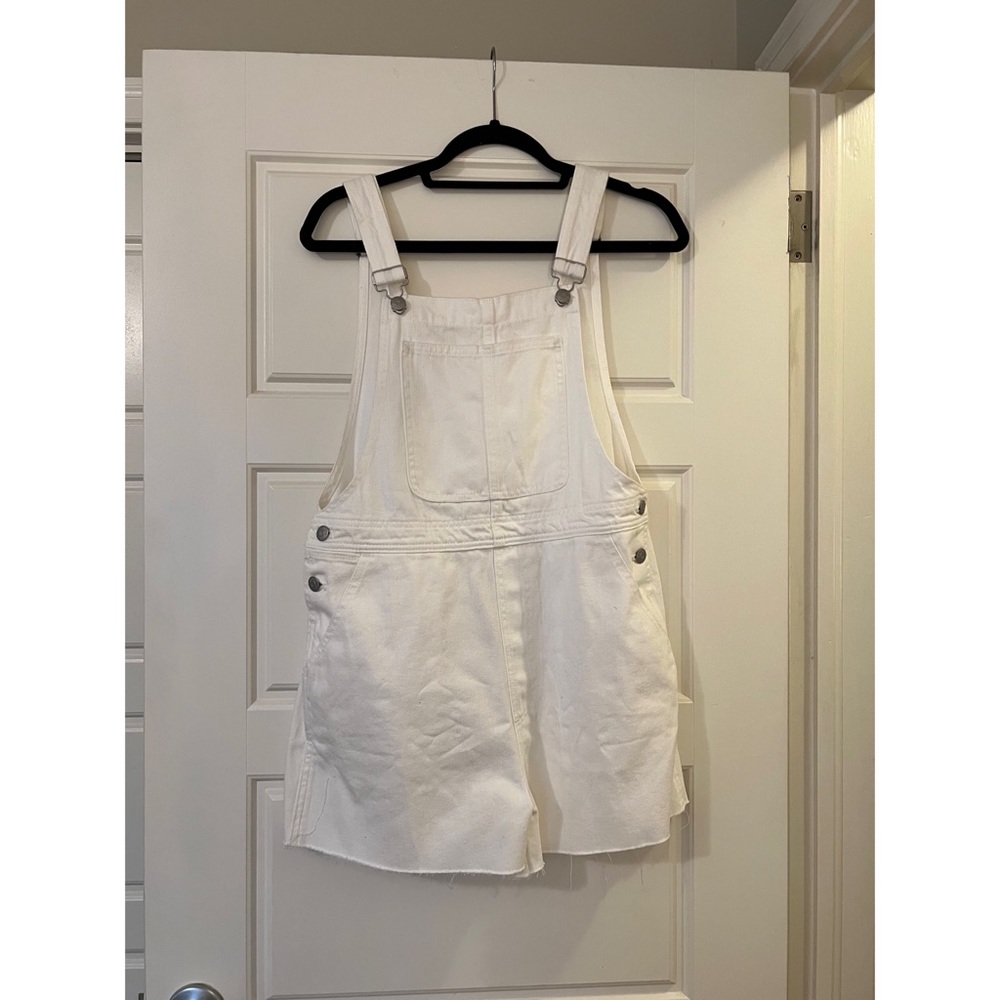 Madewell white shortalls